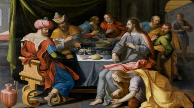 Mariak lurrina bota al zuen Jesusen oinetara?