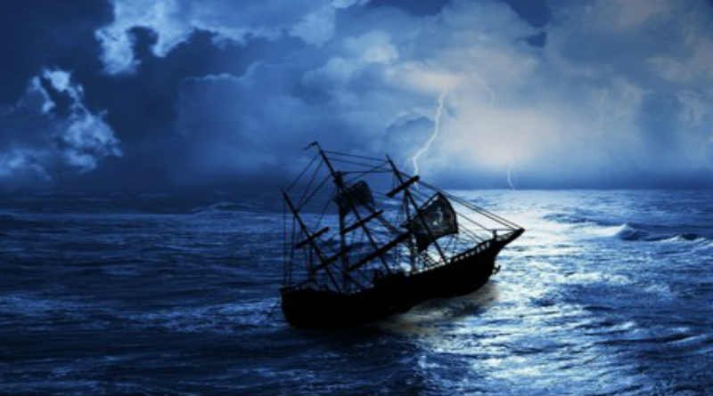 Orando sem cessar 1 navio a velas na imensidão do mar