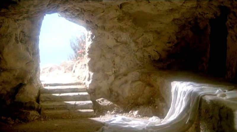 Solução grandiosa: a ressurreição de Jesus Cristo 1 caverna que serva de túmulo
