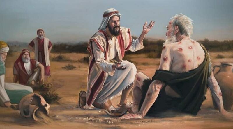 figura ilustrando Jó e os quatro amigos