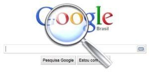 Imagem da página de pesquisa do Google 
