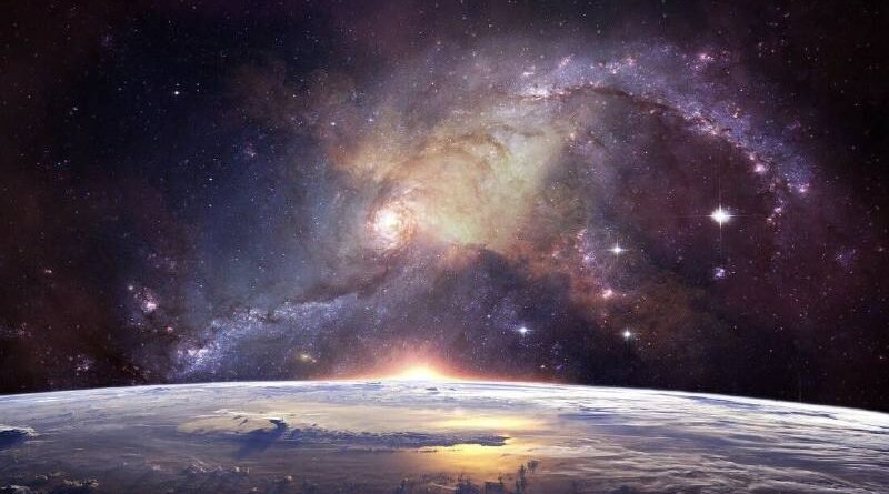 imagem de uma nebulosa.